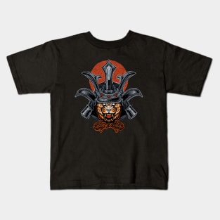 Samurai Tiger Kids T-Shirt